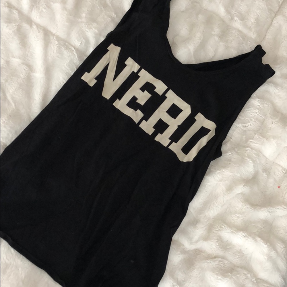 NERD graphic tank